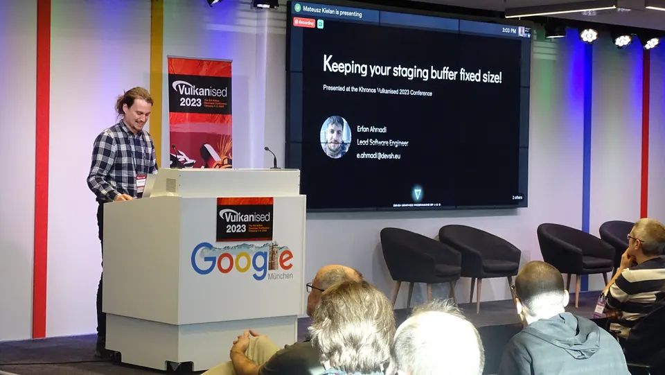 Presenting at Vulkanised 2023